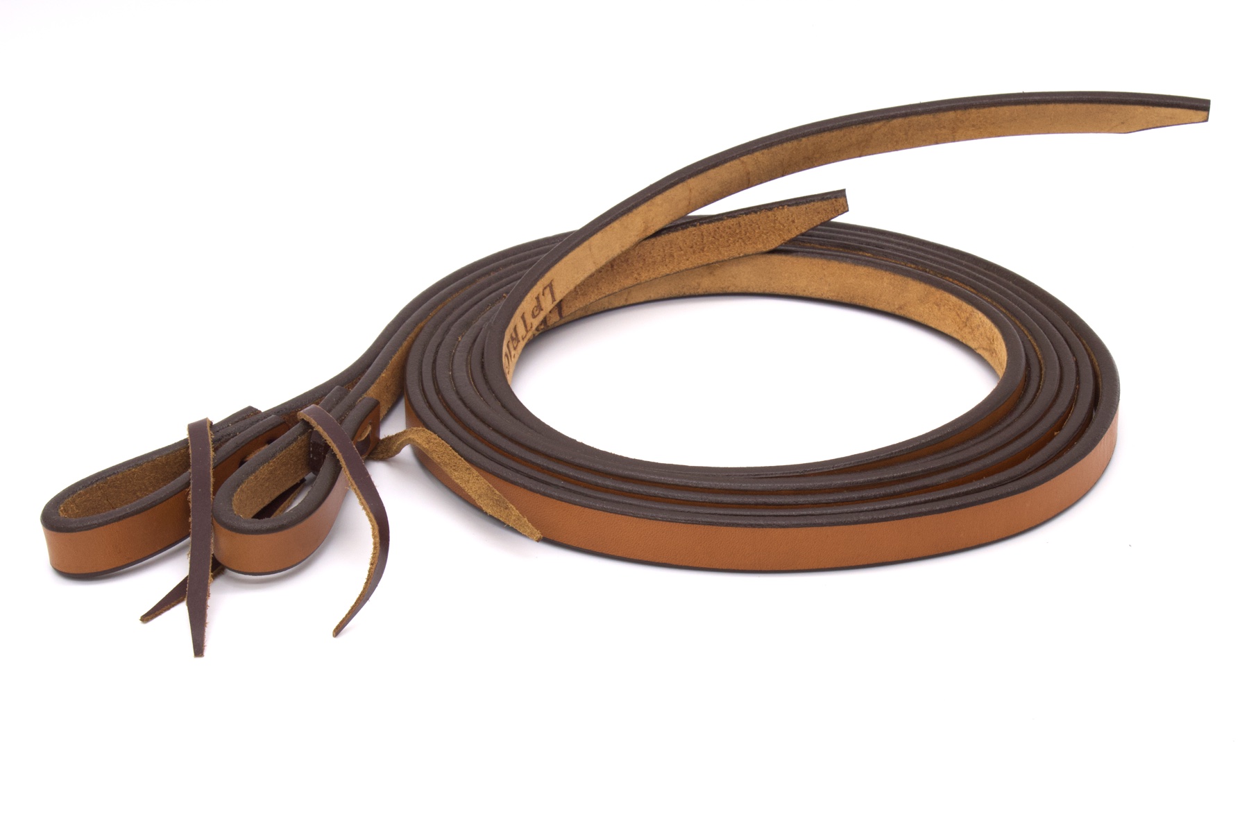 Split Reins Westernzügel, medium oiled, Breite 5/8, 16 mm, waterloop