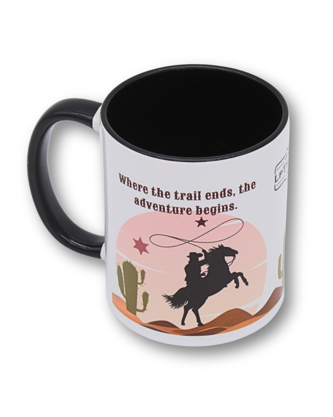 Ceramic mug western style
