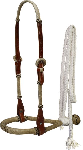 Bosal, Set mit Hanger und Baumwoll Mecate, aus Leder & Rohhaut