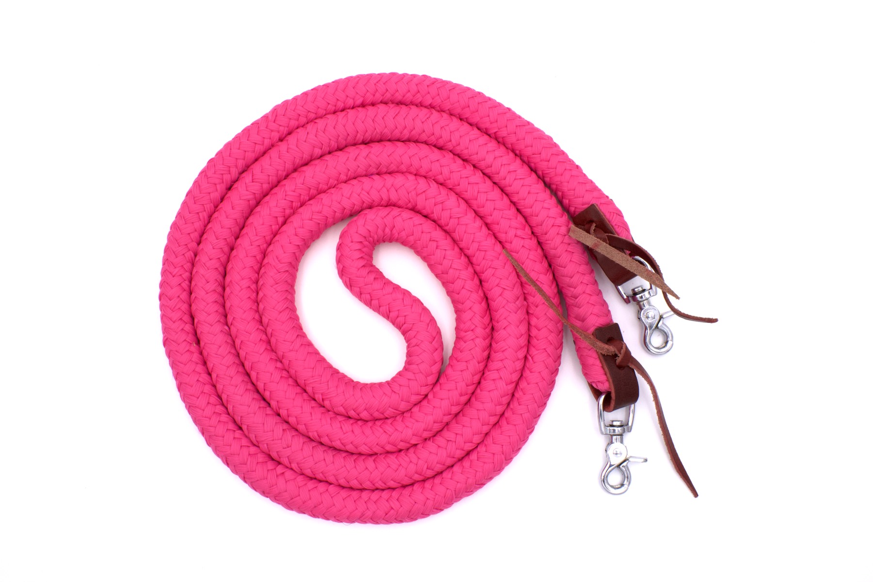 Closed cotton reins, length 3.1 meters, in various colors